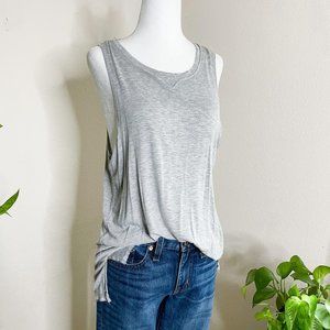 Z Supply Sleeveless Tank Top Tunic Blouse Gray L